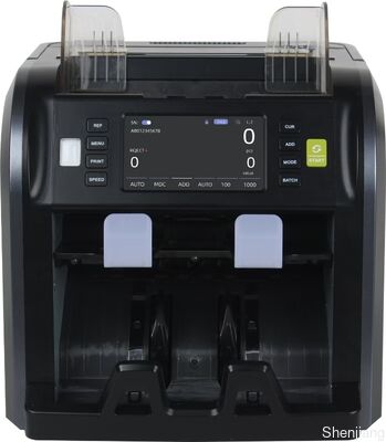 Gratis Reserveonderdelen Smart 2CIS Handvat Oplaadbare Biljet Sorteermachine SJ-668 Dubbele Zak