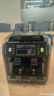 Gratis Reserveonderdelen Smart 2CIS Handvat Oplaadbare Biljet Sorteermachine SJ-668L Dubbele Zak Met Serienummer