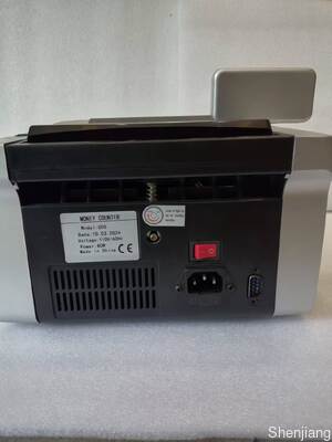 JUNUO C05 Bankenmachine Geldteller Detector Zwart met LED-display