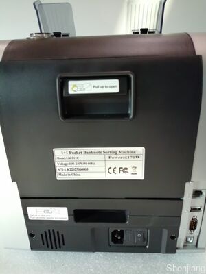 1+1 Zakbiljet sorteermachine Geldteller Detector Zwart met LED-display LK22025060003