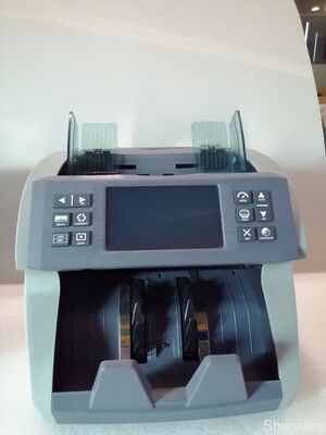 SH-07C 4,3 inch touchscreen LED-scherm Dual CIS valsgelddetector 2CIS gemengde biljetten telmachine