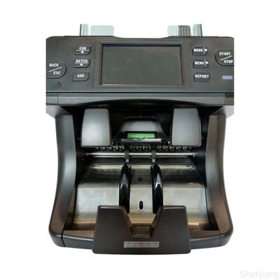 SH-208C-2CIS Metal Mix Zakformaat Waarde Teller Financiële Bank Apparatuur met Geld Detector voor Contant Geld Beheer NT808251100550001