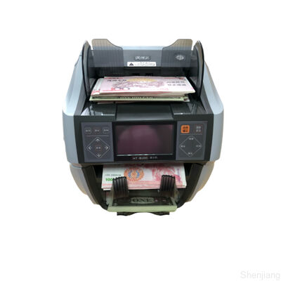 Van de het Bankbiljetsorteermachine van 4,5 Duimtft de Dubbele Zakken voor Veelvoudige Munt