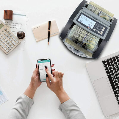 Top Loading Dual Cis Geld Detector Mix Value Cash Geld Tellen Machine