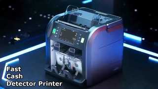 SJ668 Draagbare bankbiljettendetector voor meerdere valuta, met printer en levenslange garantie