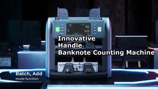 SJ-668 handvat oplaadbare bankbiljettentelmachine met serienummer
